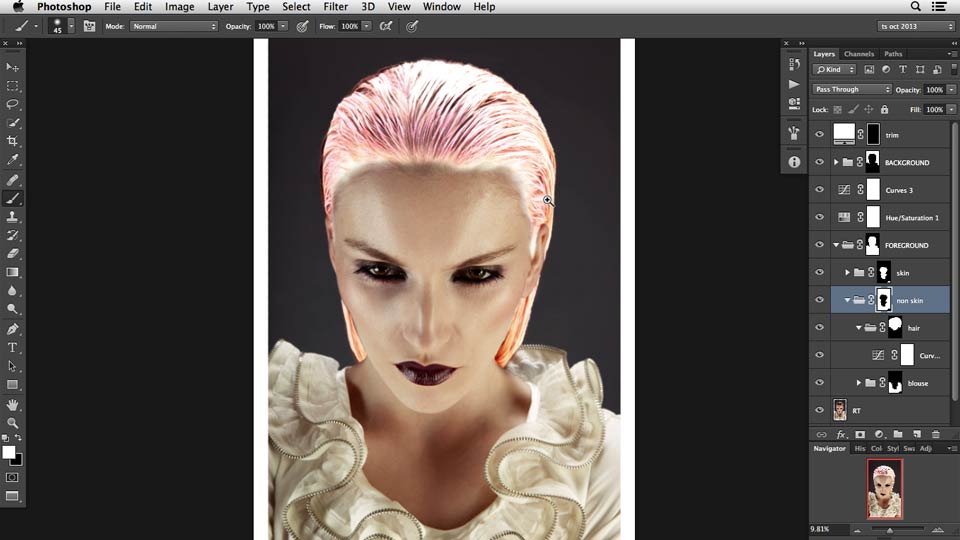 Photoshop Retouching Techniques: Hair course image
