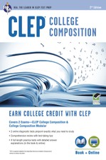 CLEP® College Composition 2nd Ed., Book + Online course image