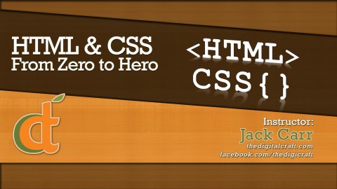 HTML and CSS Beginner Guide course image