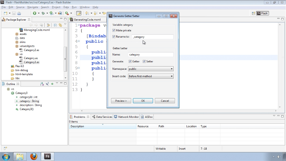 Flash Builder 4 and Flex 4 New Features course image