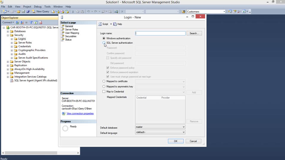 Securing SQL Server 2012 course image