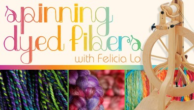 Spinning Dyed Fibers course image
