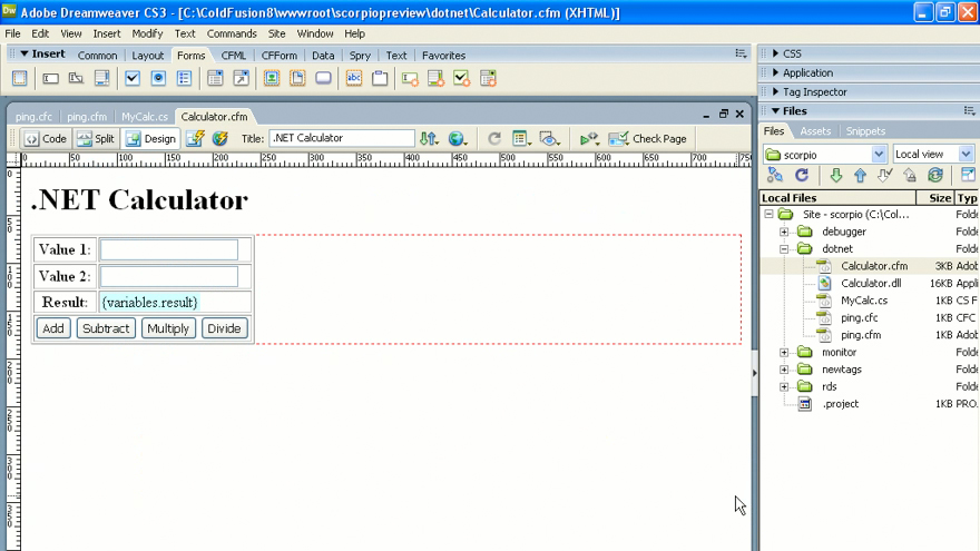 ColdFusion 8 New Features course image