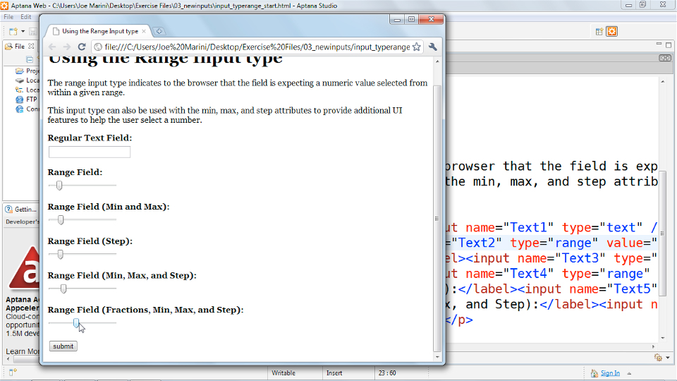 HTML5: Web Forms in Depth course image