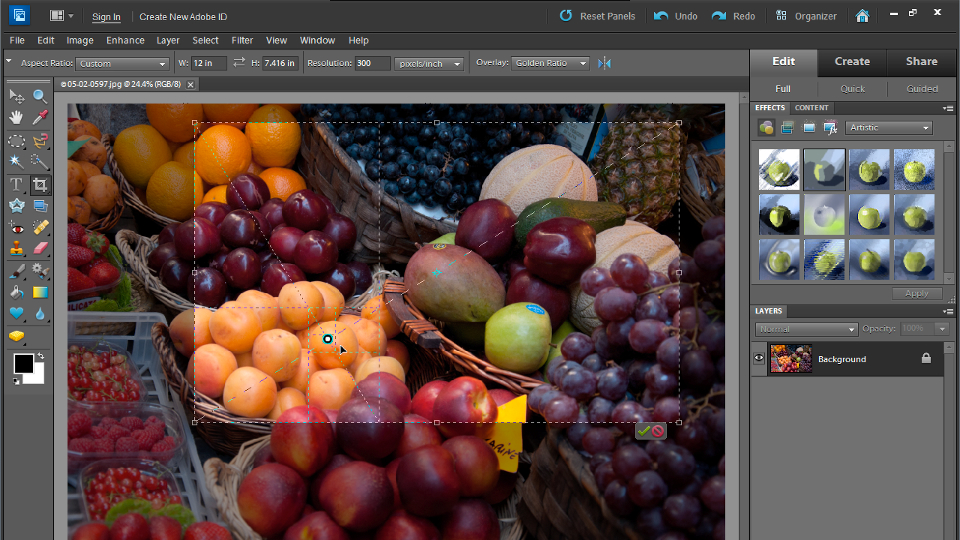 Up and Running with Photoshop Elements 10 course image