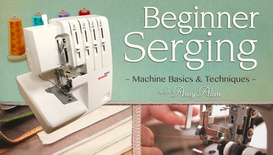 Beginner Serging: Machine Basics & Techniques course image