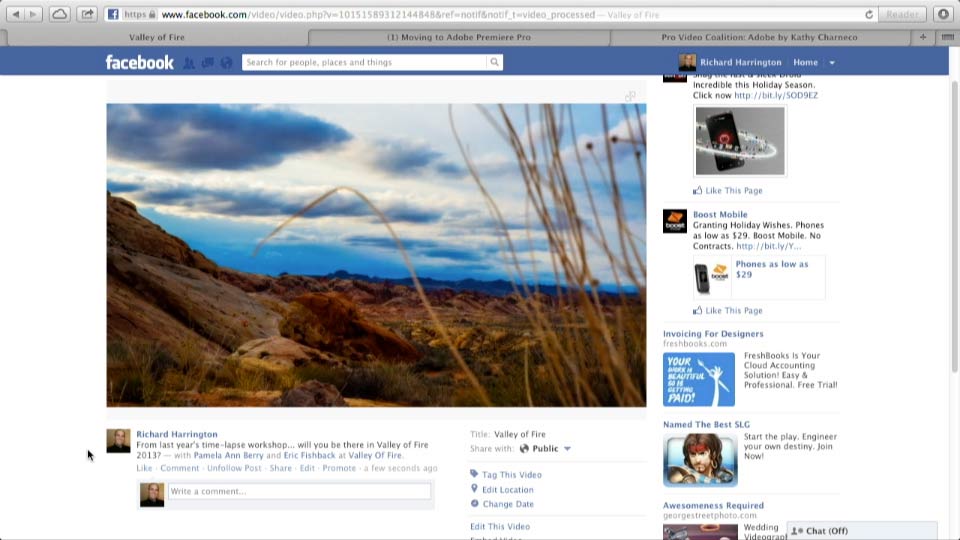 Facebook for Photo and Video Pros course image