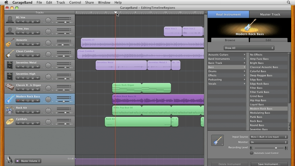 GarageBand '09 Essential Training course image