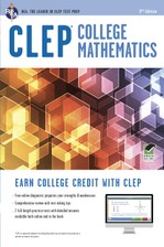 CLEP® College Mathematics Book + Online course image