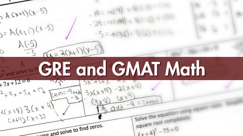GRE and GMAT Math - So Easy a Child Could Do It course image