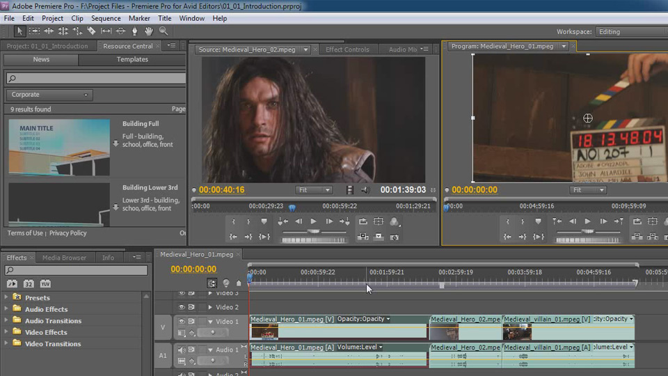 Premiere Pro CS5 for Avid Editors course image