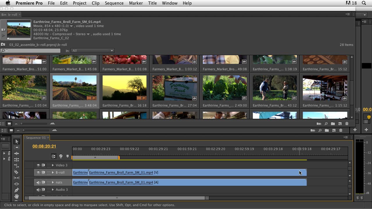 Documentary Editing with Premiere Pro course image