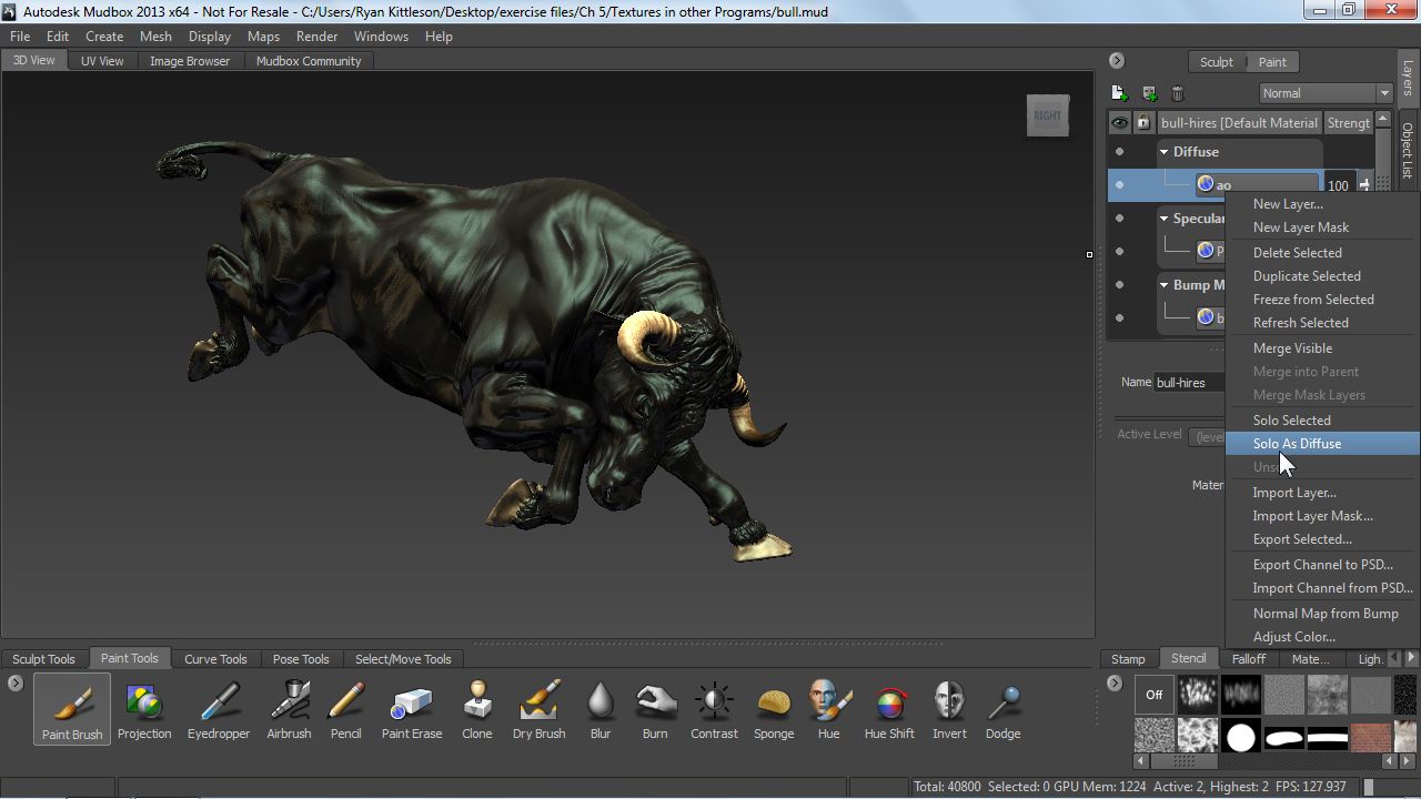 Mudbox 2013 Essential Training course image