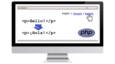 Learn How to Code a Multilingual Website using PHP course image