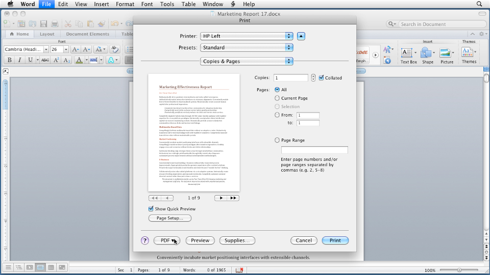Word for Mac 2011 Essential Training course image