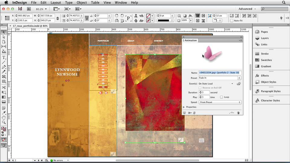 InDesign CS6 Essential Training course image