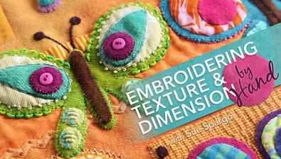 Embroidering Texture & Dimension by Hand course image