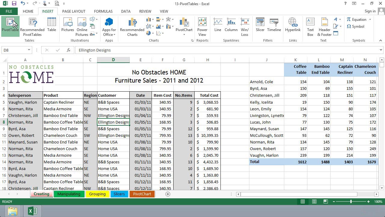 Excel 2013 Essential Training course image