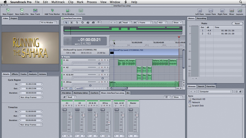 Soundtrack Pro 3 Essential Training course image