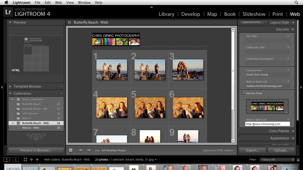 Lightroom 4 Essentials: 04 Creating Slideshows and Web Galleries course image