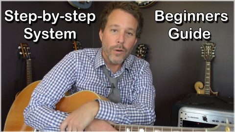 Beginners Guide to Playing Guitar - Step-by-step System course image