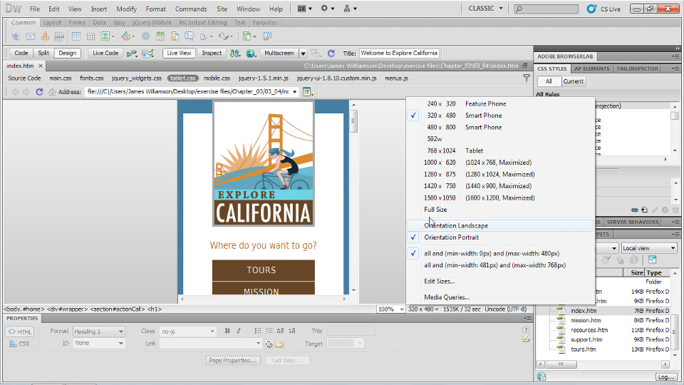 Dreamweaver CS5.5 New Features course image