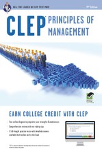 CLEP® Principles of Management Book + Online course image