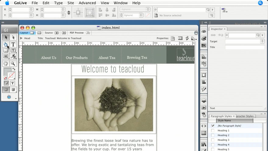 GoLive 9 New Features course image