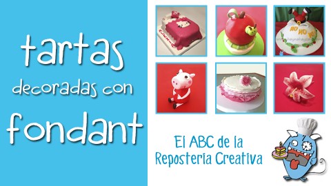 Aprende a Decorar Tartas Fondant desde cero y paso a paso course image
