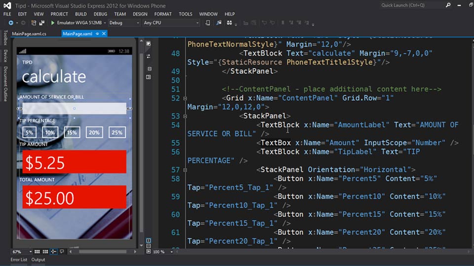 Up and Running with Windows Phone 8 Development course image