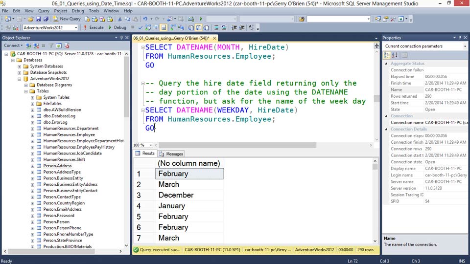 microsoft sql server 2012