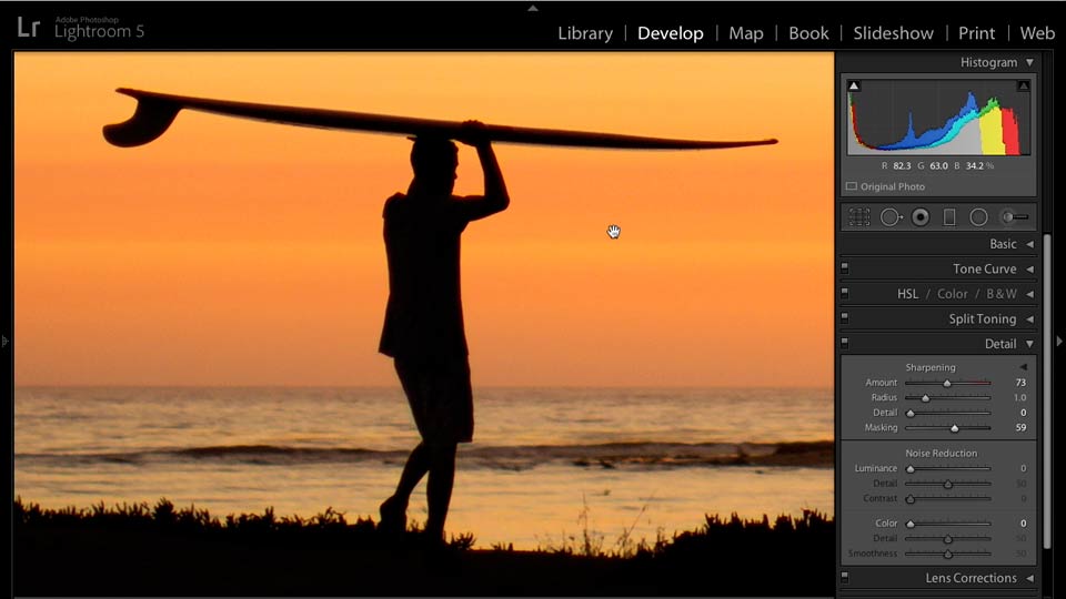Enhancing a Sunset Photograph with Lightroom and Photoshop course image