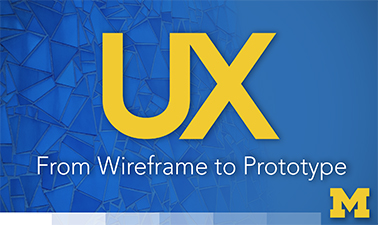 UX Design: From Wireframe to Prototype course image