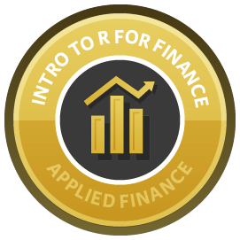Introduction to R for Finance course image
