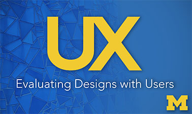 Evaluating Designs with Users course image