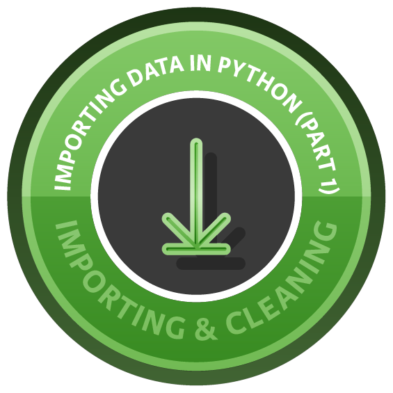 Importing Data in Python (Part 1) course image