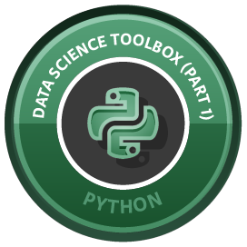 Python Data Science Toolbox (Part 1) course image
