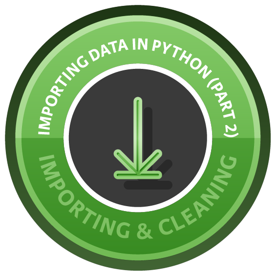 Importing Data in Python (Part 2) course image