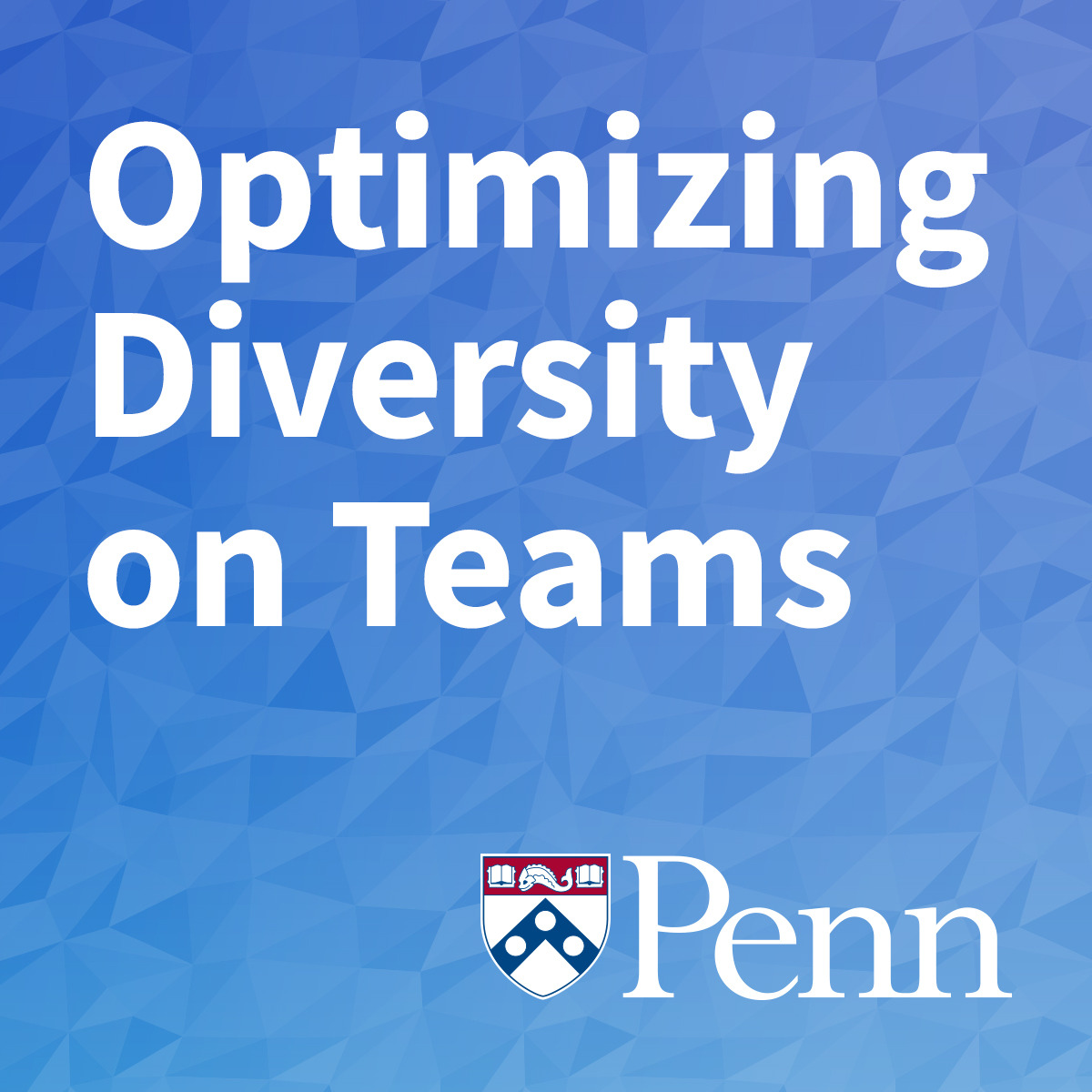 Optimizing Diversity on Teams course image
